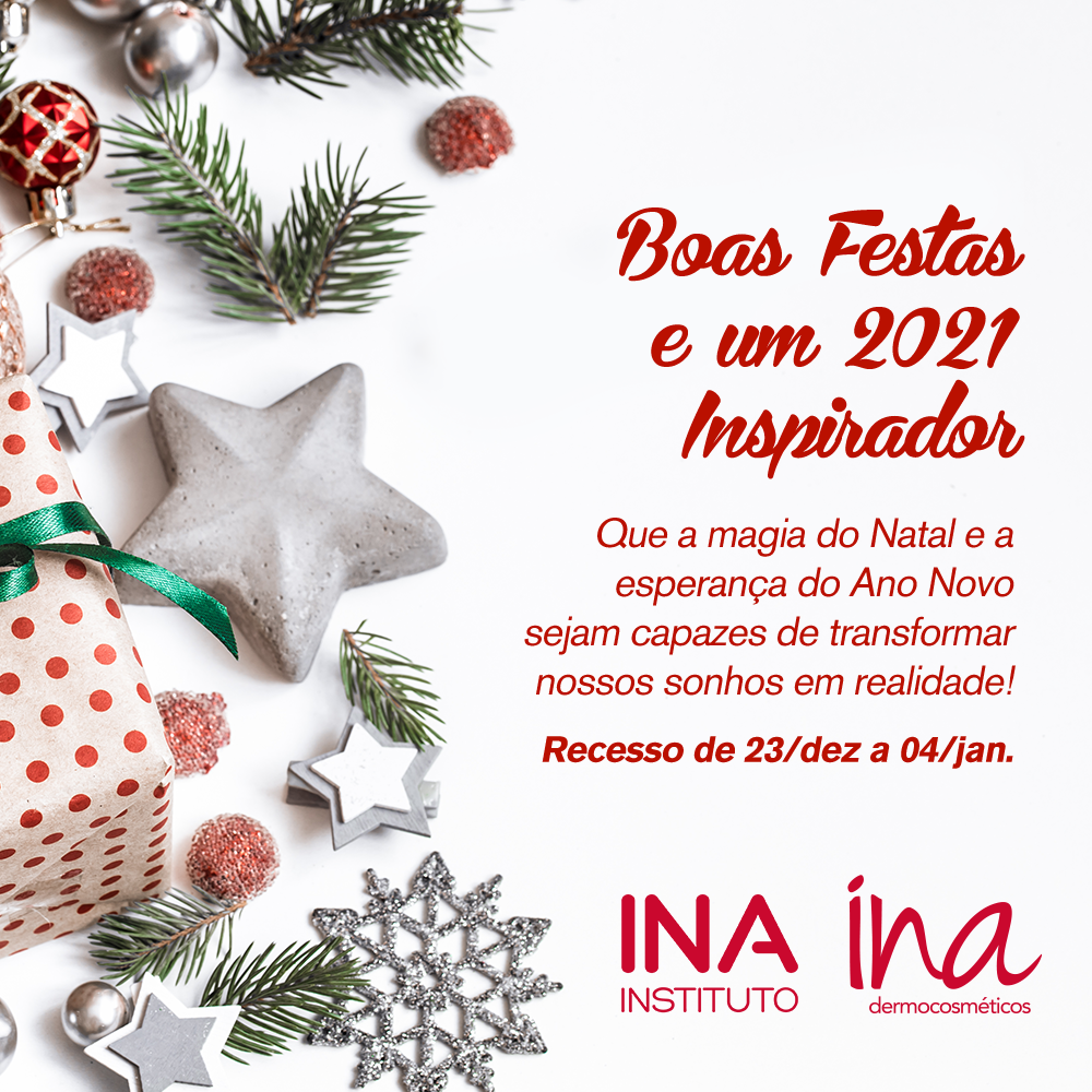 BOAS FESTAS E UM 2021 INSPIRADOR